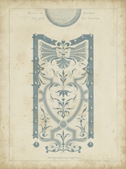 Garden Design in Blue III