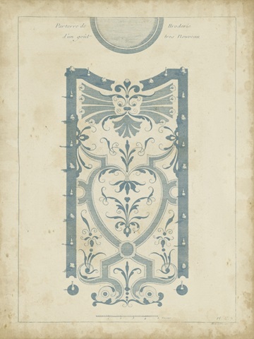 Garden Design in Blue III