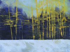 Golden Winter Pines