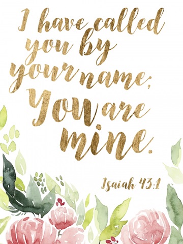 Grace Words Floral I