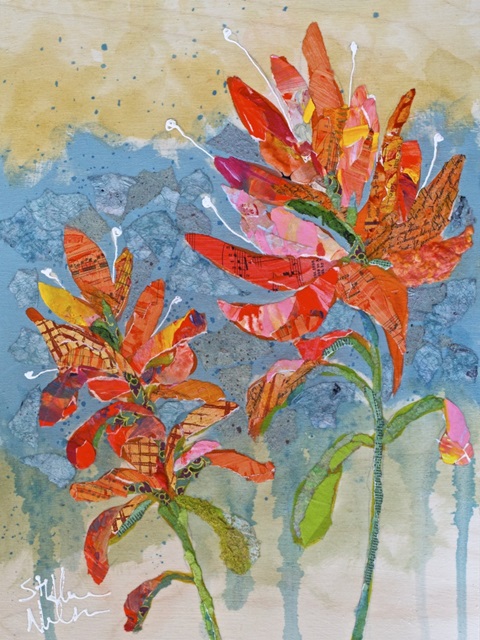 Indian Paintbrush Collage II