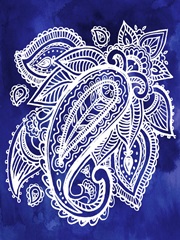Indigo Paisley II