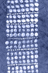 Indigo Primitive Patterns VIII