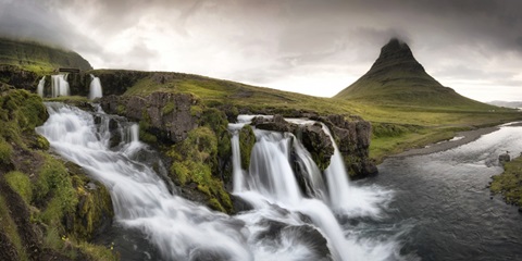 Kirkjufellfoss Panorama