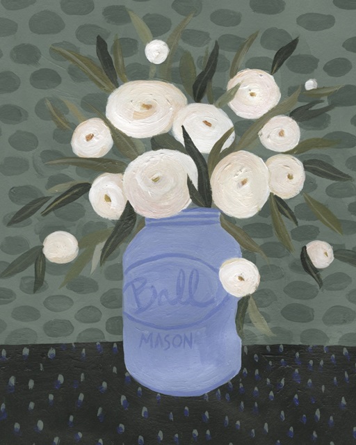 Mason Jar Bouquet IV