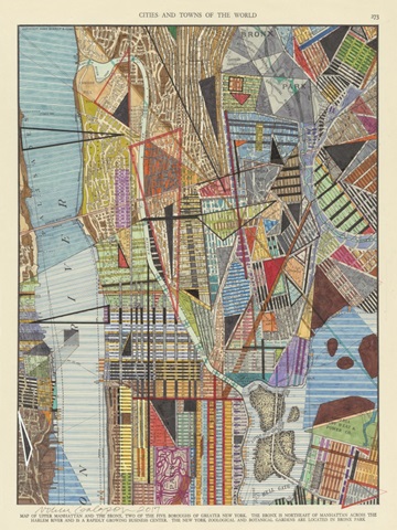 Modern Map of New York I