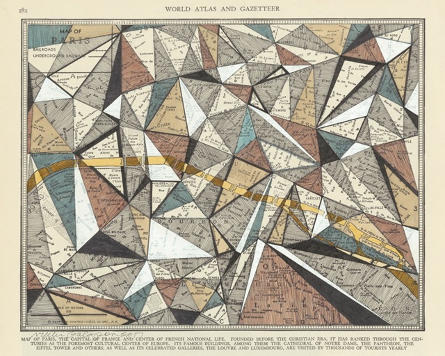 Modern Map of Paris