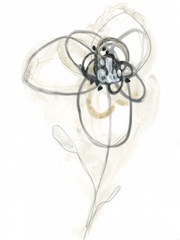 Monochrome Floral Study IV