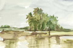 Muted Watercolor II