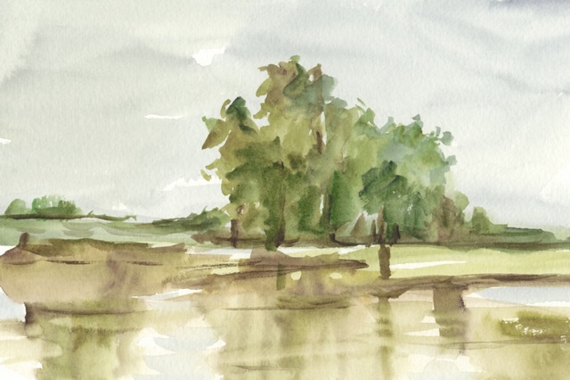 Muted Watercolor II