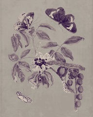 Nature Study in Plum and Taupe II
