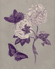 Nature Study in Plum and Taupe IV