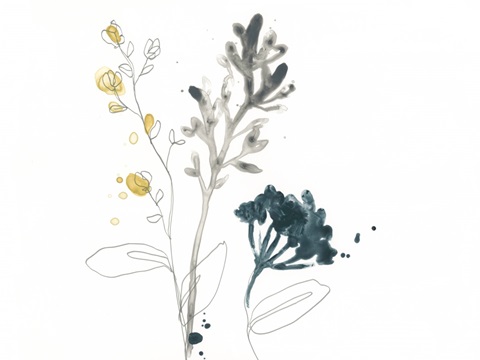 Navy Garden Inspiration I