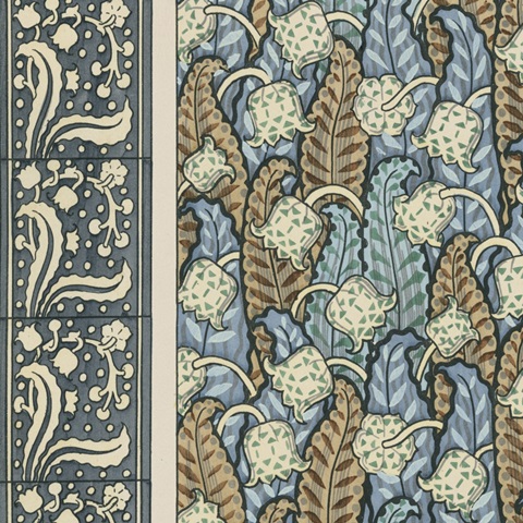 Nouveau Textile Motif IV