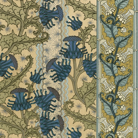 Nouveau Textile Motif VI