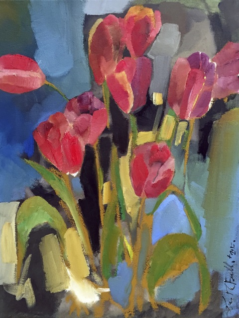 Painterly Tulips II