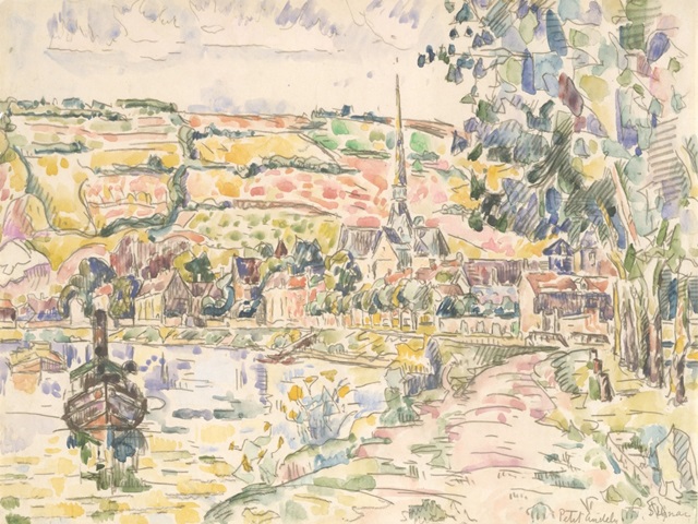 Petit Andely-The River Bank