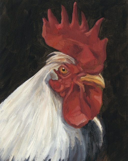 Rooster Portrait I