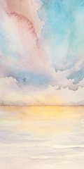Sea Sunset Triptych II