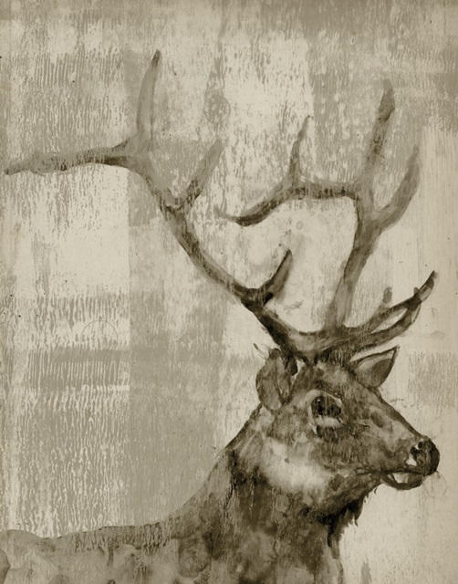 Sepia Elk