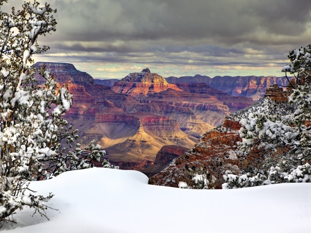 Snowy Grand Canyon I