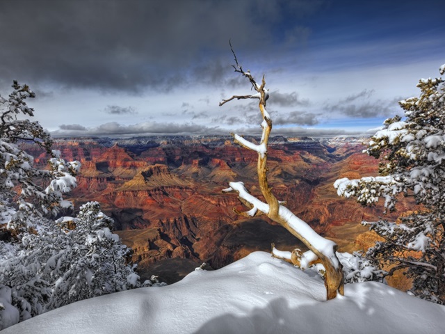 Snowy Grand Canyon III
