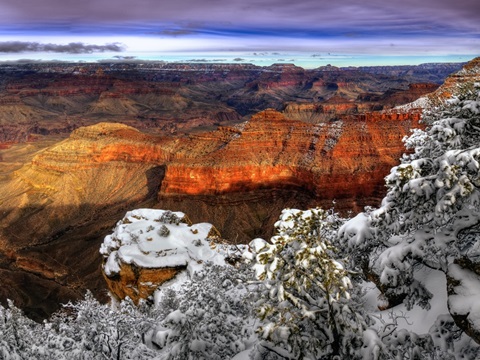 Snowy Grand Canyon IV