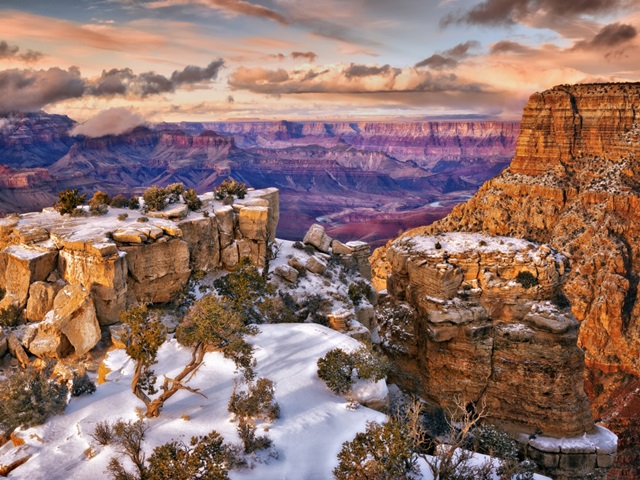 Snowy Grand Canyon V