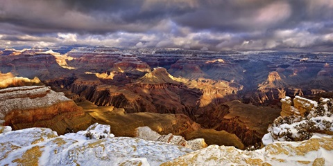 Snowy Grand Canyon VI