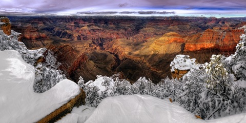Snowy Grand Canyon VII