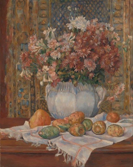 Still Life with Flowers and Prickly Pears