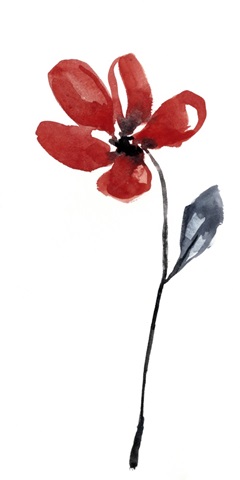Sumi-e en Rouge II