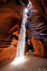 Sun Shining Through Canyon I