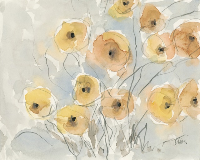 Sunset Poppies I