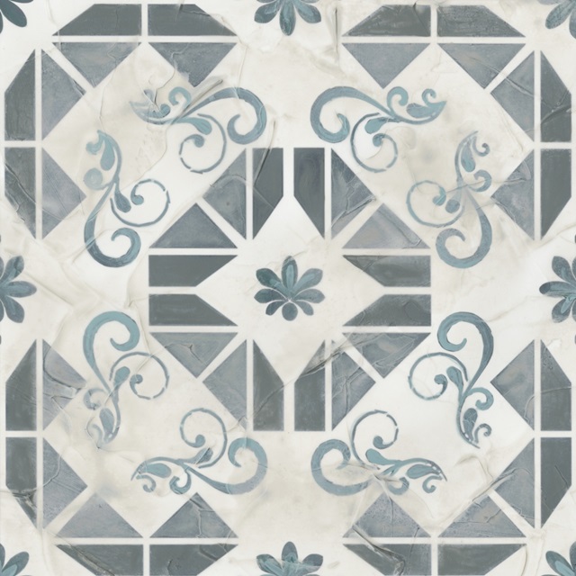 Teal Tile Collection VI