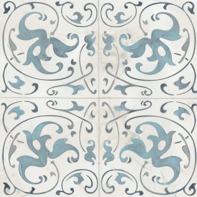 Teal Tile Collection VIII