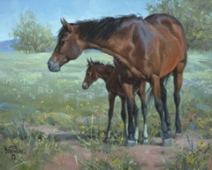 Under Mama's Watchful Eye