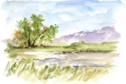 Vibrant Watercolor II