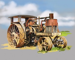 Vintage Tractor XII