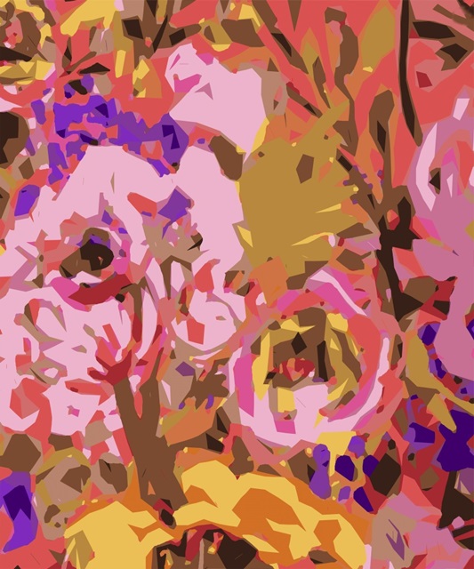 Warm Abstract Floral II