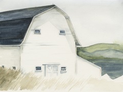 Watercolor Barn IV