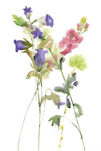 Watercolor Floral Study IV