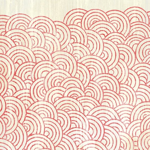 Weathered Patterns in Red I