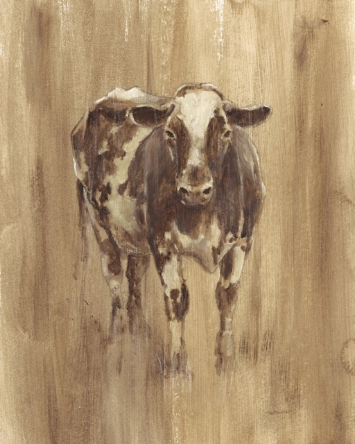 Wood Panel Cow