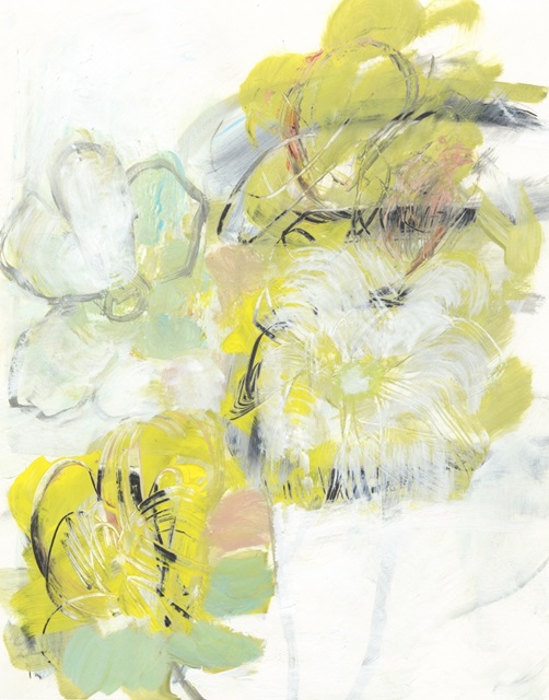 Yellow Floral Abstract I