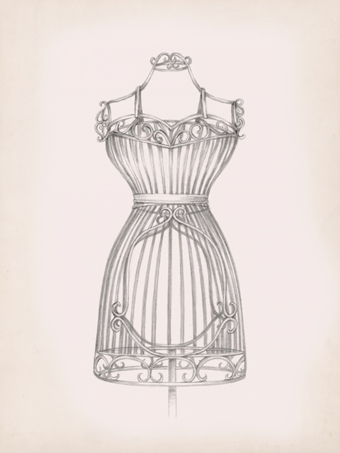 Antique Dress Form II