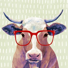 Bespectacled Bovine I