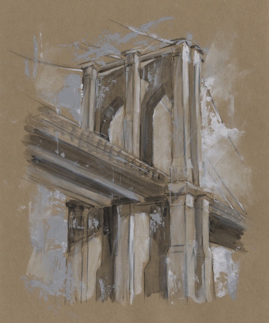 Brushwork Architecture Study III