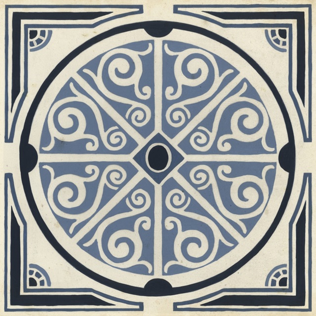 Indigo Motif II