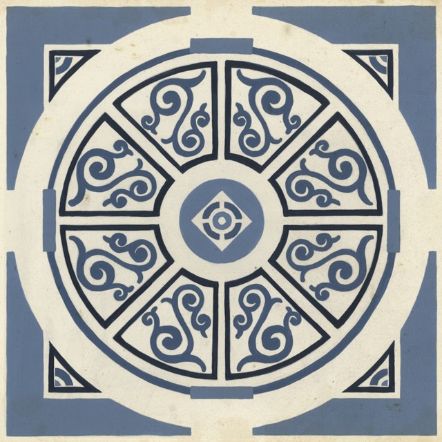 Indigo Motif VIII